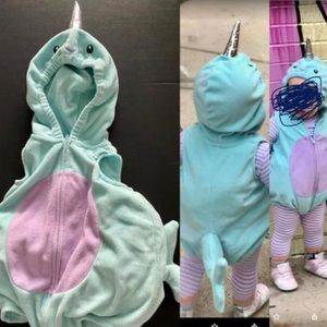 Narwhal toddler costume